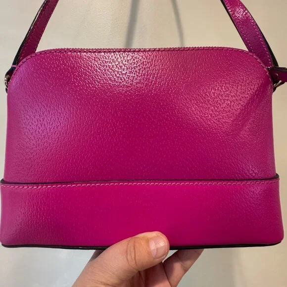 💖 Kate Spade Wellesley Hannah Crossbody / Shoulder Bag | Hot Pink Leather - Picture 4 of 9